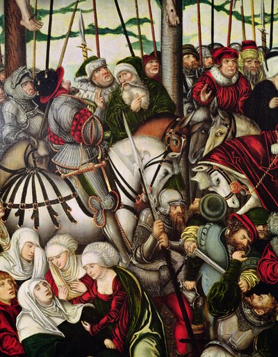 Kalvarienberg (Detail) von Lucas Cranach the Elder